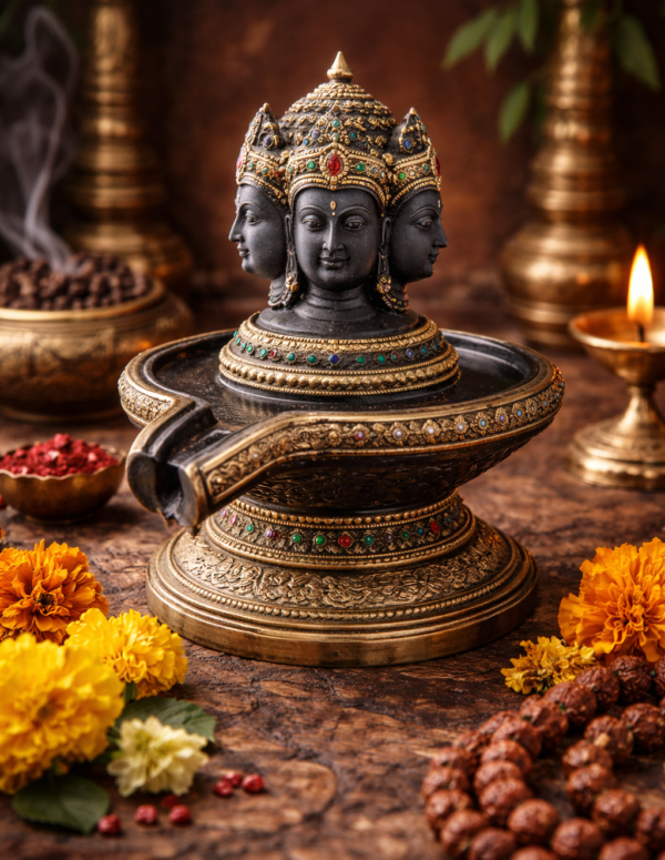 4 Mukhi Pashupatinath Shivling for Mandir