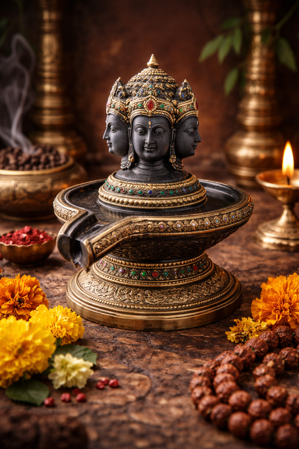 4 Mukhi Pashupatinath Shivling for Mandir