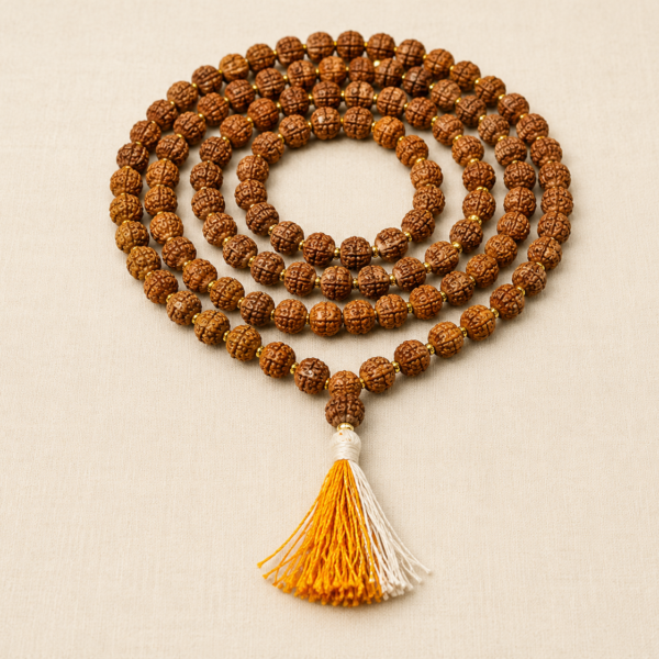 Buy online Rudraksha Kantha Mala 108 Beads
